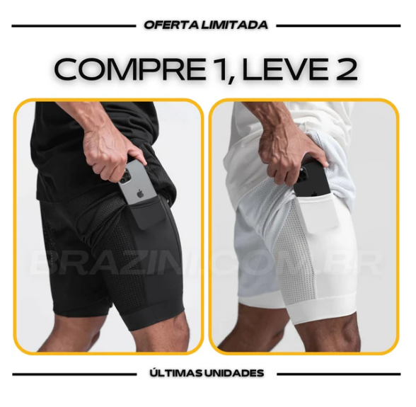 Short Flexfit ® - Compre 1 e Leve 2